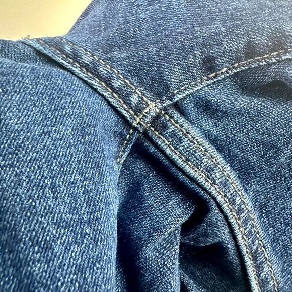 Devil Dog Men's 32x32 Dark Wash Slim Straight Fit Stretch Denim Jeans Everyday - Picture 6 of 9